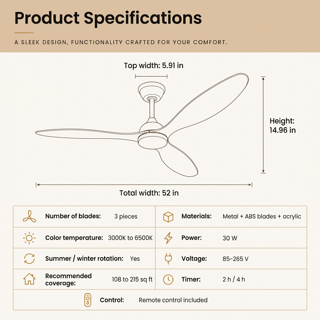 Marvia Ceiling Fan