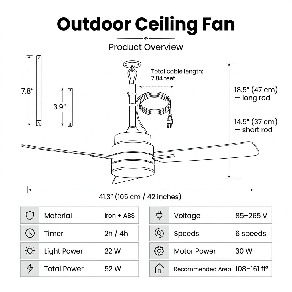 Soliva Ceiling Fan